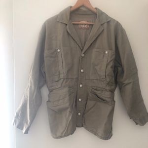 WOMEN'S KHAKI JACKET BISCOTE PARIS